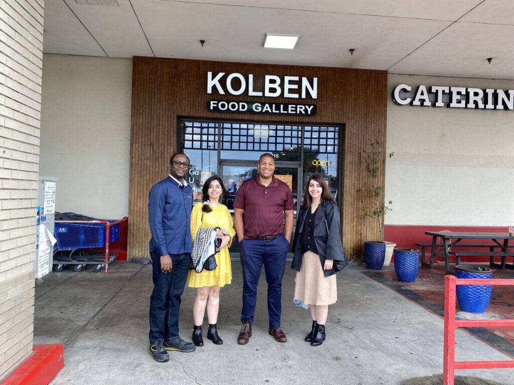 Dr. Jones with PhD students