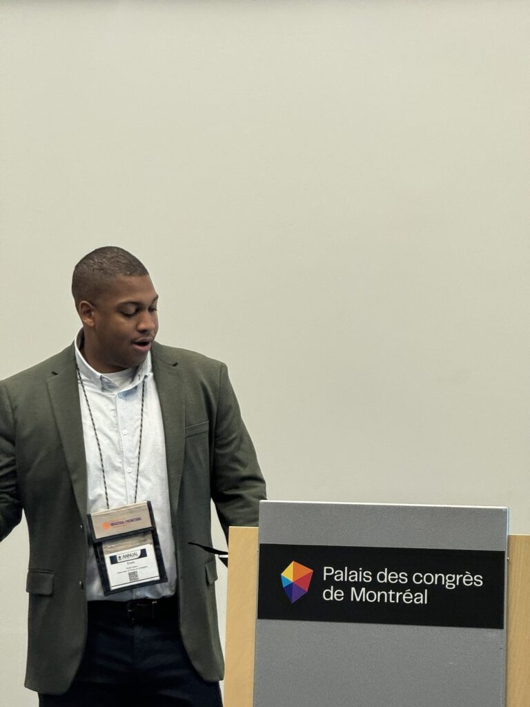 Dr. Jones at the IISE Annual Conference, Montréal, May 2024