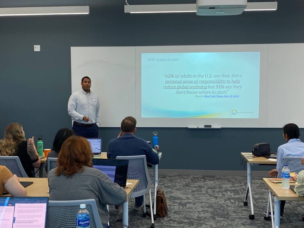 Dr. Jones presenting, summer 2025